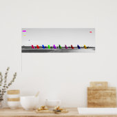 Cadillac Ranch Poster (Keuken)