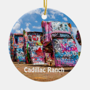 Cadillac Ranch, Texas, ornement 2 faces