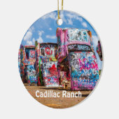 Cadillac Ranch, Texas, ornement 2 faces (Gauche)