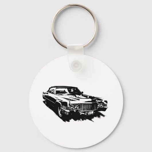 cadillac series deville eldorado sts klassiek zeld sleutelhanger (Voorkant)