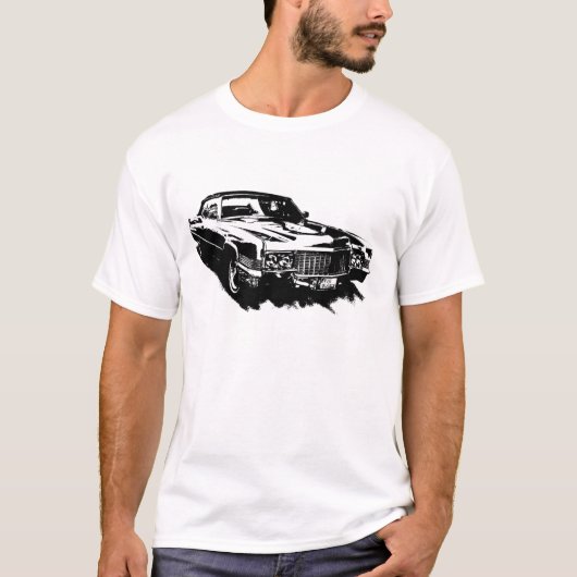 cadillac series deville eldorado sts klassiek zeld t-shirt (Voorkant)