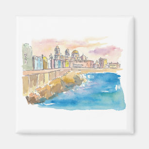 Cadiz Costa De La Luz Waterfront Magneet