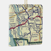 Cadiz KY  Map Keramisch Ornament (Rechts)