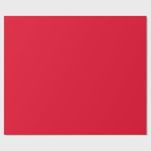 Cadmium Red Solid Color Cadeaupapier (Vlak)