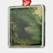 Cadmus en Dragon Metalen Ornament (Links)