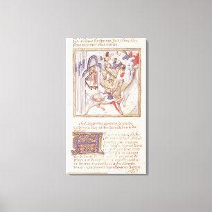 Cadmus, oprichter van Thebes Canvas Afdruk