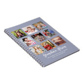 CADOFO'S OMA EN OPA FOTOCOLLAGE GIFTS - Stofblauw Notitieboek (Rechterzijde)