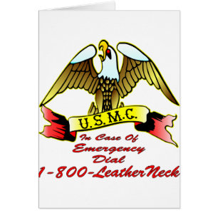 Cadran 1-800-LeatherNeck d'usmc en cas d'urgence