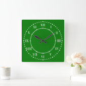 Cadran de grande horloge murale avec chiffres roma (Maison)