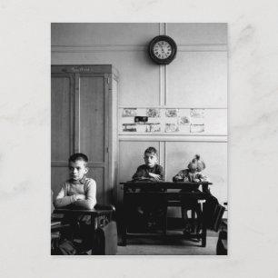 Cadran scolaire 1956 - Robert Doisneau Briefkaart