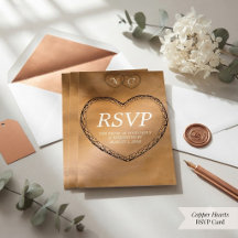 Cadre à coeur en dentelle RSVP mariage or rose