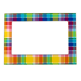 Cadre Aimanté Avec Photo Motif des îles Vierges américaines Madras