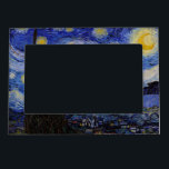 Cadre Aimanté Avec Photo Vincent Van Gogh - La nuit étoilée<br><div class="desc">The Starry Night / La nuit etoilee - Vincent Van Gogh en 1889</div>