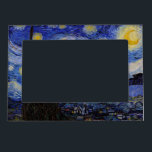Cadre Aimanté Avec Photo Vincent Van Gogh - La nuit étoilée<br><div class="desc">The Starry Night / La nuit etoilee - Vincent Van Gogh en 1889</div>