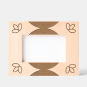 Cadre ajusté - Feuilles et demi-cercles (Recto)