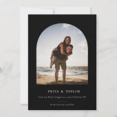 Cadre Arc Moderne Plat Enregistrer Le Carte photo  (Devant)