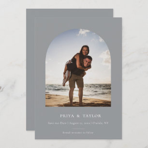 Cadre Arc Moderne Plat Enregistrer Le Carte photo