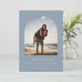 Cadre Arc Moderne Plat Enregistrer Le Carte photo (Debout devant)