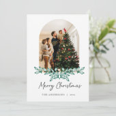 Cadre Arch de Noël Famille Cartes photos (Debout devant)