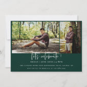 Cadre Arché Diplômé Scripté 4 Photo Invitation (Dos)