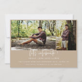 Cadre Arché Diplômé Scripté 4 Photo Invitation (Dos)