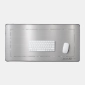 Cadre argent métallique minimaliste (Clavier et souris)