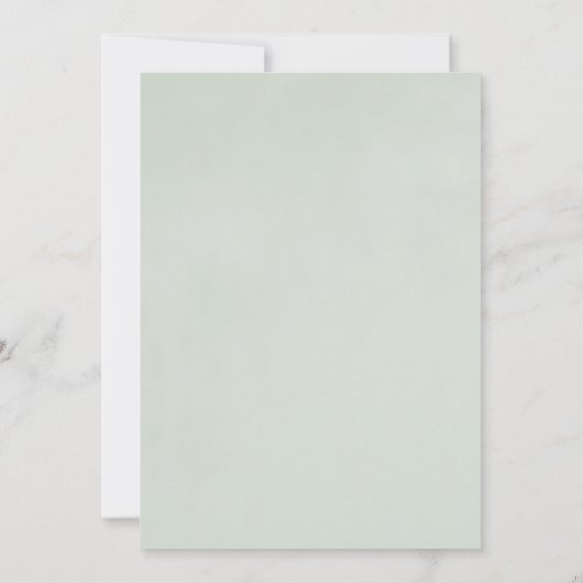 Cadre baroque Elégant Faire-part de mariage de men (Dos)