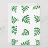 Cadre botanique Faire-part de mariage_neige (Dos)