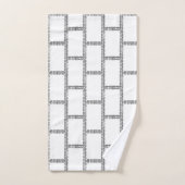 Cadre Briques Motif élégant (Serviette à main)