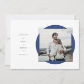 Cadre circulaire Enregistrer la carte Date (Devant)