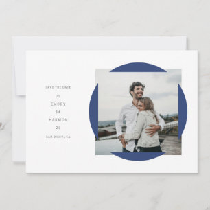 Cadre circulaire Enregistrer la carte Date