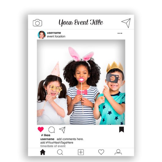 Cadre d'accessoires pour Photomaton Affiche Créati