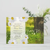 Cadre Daisy avec Faire-part de mariage photo Meado (Debout devant)