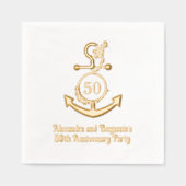 Cadre d'Ancre nautique #2 fête d'anniversaire (Recto)