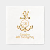 Cadre d'Ancres nautiques #2 fête d'anniversaire (Recto)