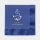 Cadre d'Ancres nautiques #6 fête d'anniversaire (Recto)