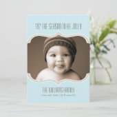 Cadre dans Sky Double Side Carte photo de vacances (Debout devant)