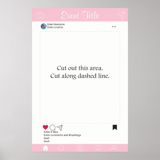 Cadre de accessoires pour Photomaton Affiche Créat (Devant)