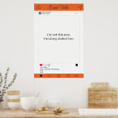 Cadre de accessoires pour Photomaton Affiche Créat (Cuisine)