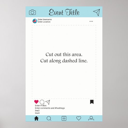 Cadre de accessoires pour Photomaton Affiche Créat (Devant)