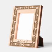 cadre de bordure romantique coeur (Gauche)