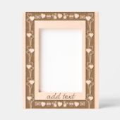 cadre de bordure romantique coeur (Recto)