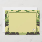 Cadre de camouflage - invitation de militaires de (Dos)