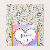 Cadre de cœur floral élégant : pour chaque occasio (Outside Unfolded)