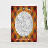 Cadre de conception de Jacquard Carte photo person (Devant)