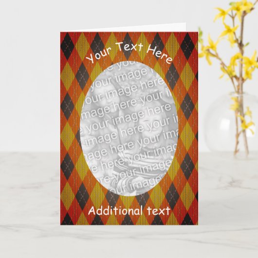 Cadre de conception de Jacquard Carte photo person (Fleur jaune)