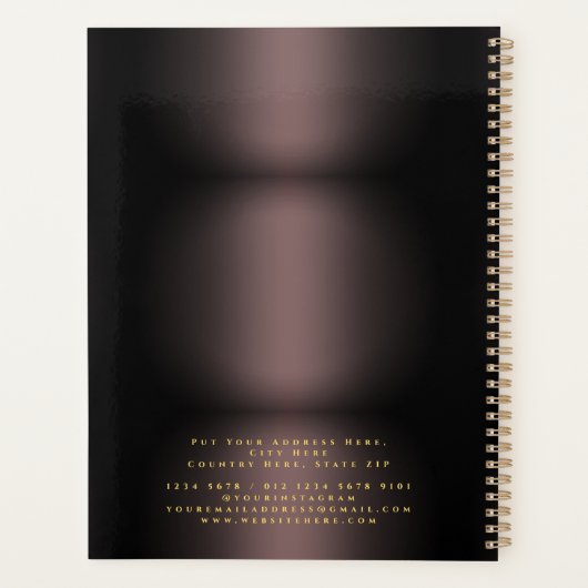 Cadre de découpe de feuille d'or Laurel | Nom init (Dos)