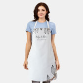 cadre de feuillage tablier professionnel de beauté (Porté)