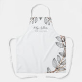 cadre de feuillage tablier professionnel de beauté (Recto)