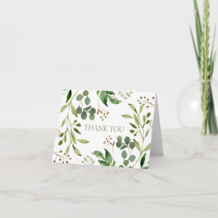 Cadre de feuille d'eucalyptus vert doux Merci